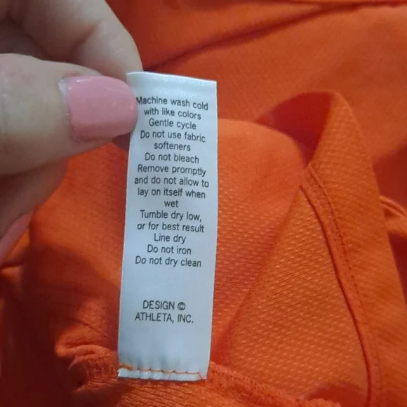 Athleta Orange Racerback Style 221069 - Picture 7 of 8